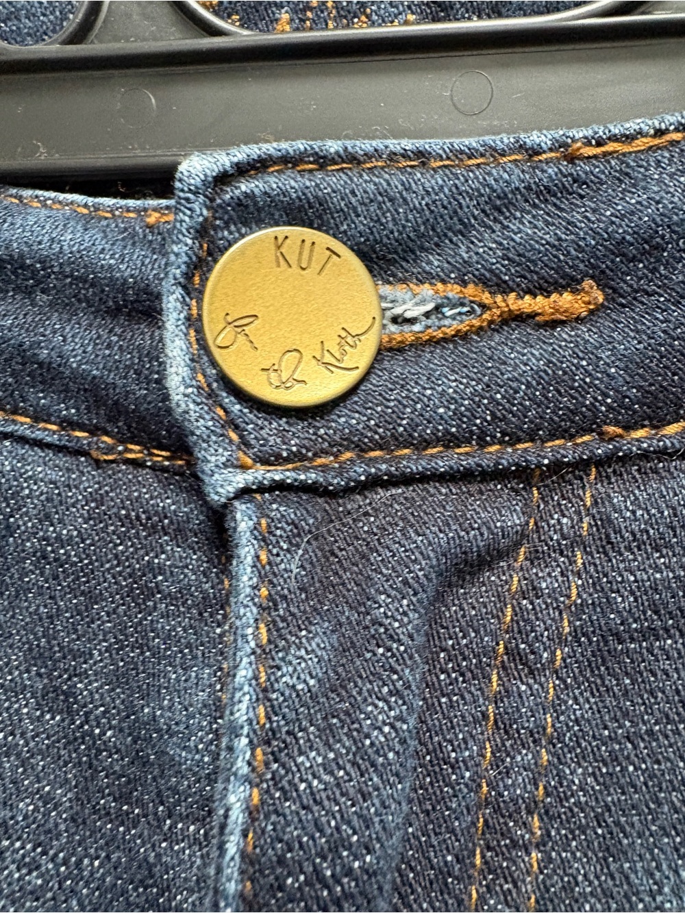 Kut from the Kloth Slim Straight Dark Indigo Jeans - Picture 3 of 8